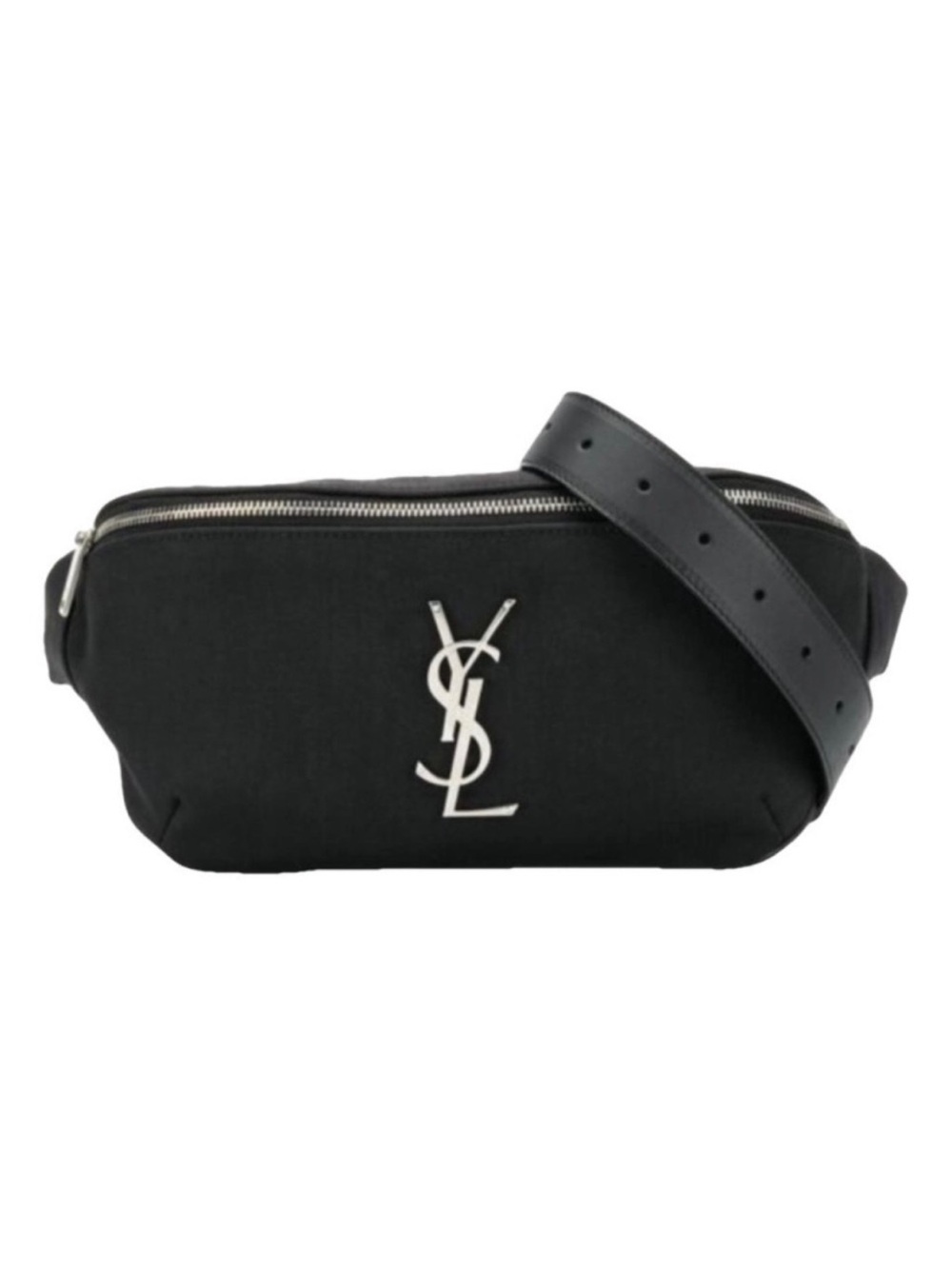 SAINT LAURENT YSL monogram canvas belt bag